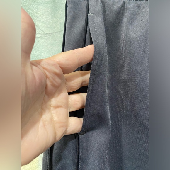 Men's Tek Gear workout pants. Gray with black side stripes. Size small. - Picture 3 of 6